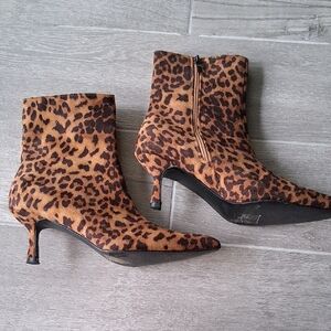 Leopard Print Ankle Boots, Glamorous, Size EUR 39
